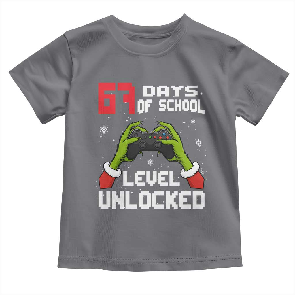 67 Six Seven Christmas Meme Toddler T Shirt Funny Elf Hand Video Game Xmas TS14 Charcoal Print Your Wear