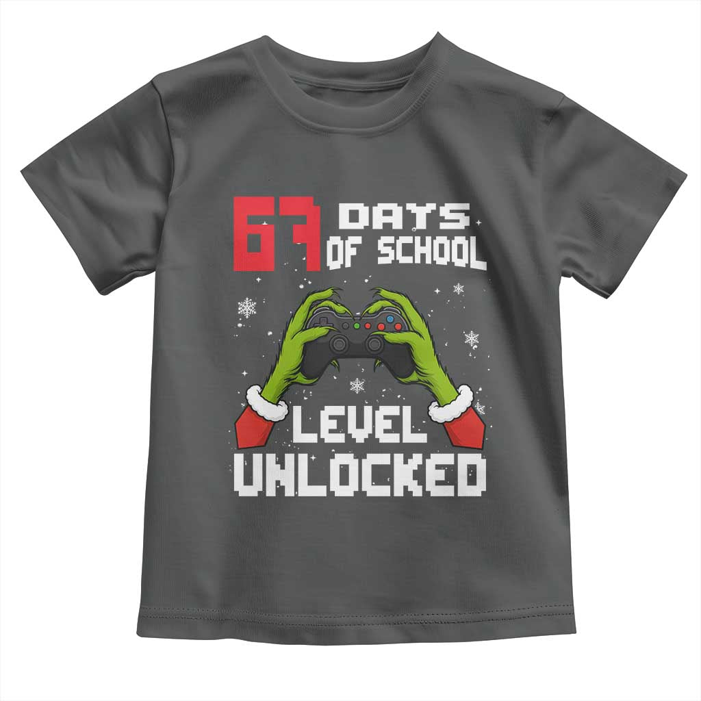 67 Six Seven Christmas Meme Toddler T Shirt Funny Elf Hand Video Game Xmas TS14 Dark Heather Print Your Wear