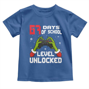 67 Six Seven Christmas Meme Toddler T Shirt Funny Elf Hand Video Game Xmas TS14 Royal Blue Print Your Wear