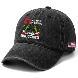 67 Six Seven Christmas Meme Washed Cotton Baseball Cap Funny Elf Hand Video Game Xmas TS14 Print Your Wear
