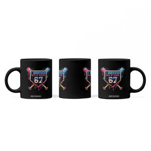 I Survived 67 Days Of School Baseball Ice Cream Coffee Mug Funny Christmas Six Seven Meme TS14 Print Your Wear