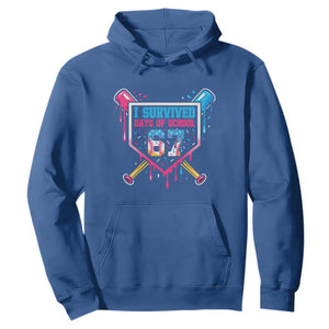 I Survived 67 Days Of School Baseball Ice Cream Hoodie Funny Christmas Six Seven Meme TS14 Royal Blue Print Your Wear