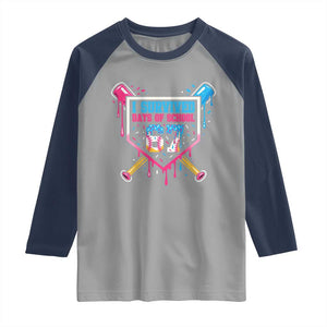 I Survived 67 Days Of School Baseball Ice Cream Raglan Shirt Funny Christmas Six Seven Meme TS14 Sport Gray Navy Print Your Wear