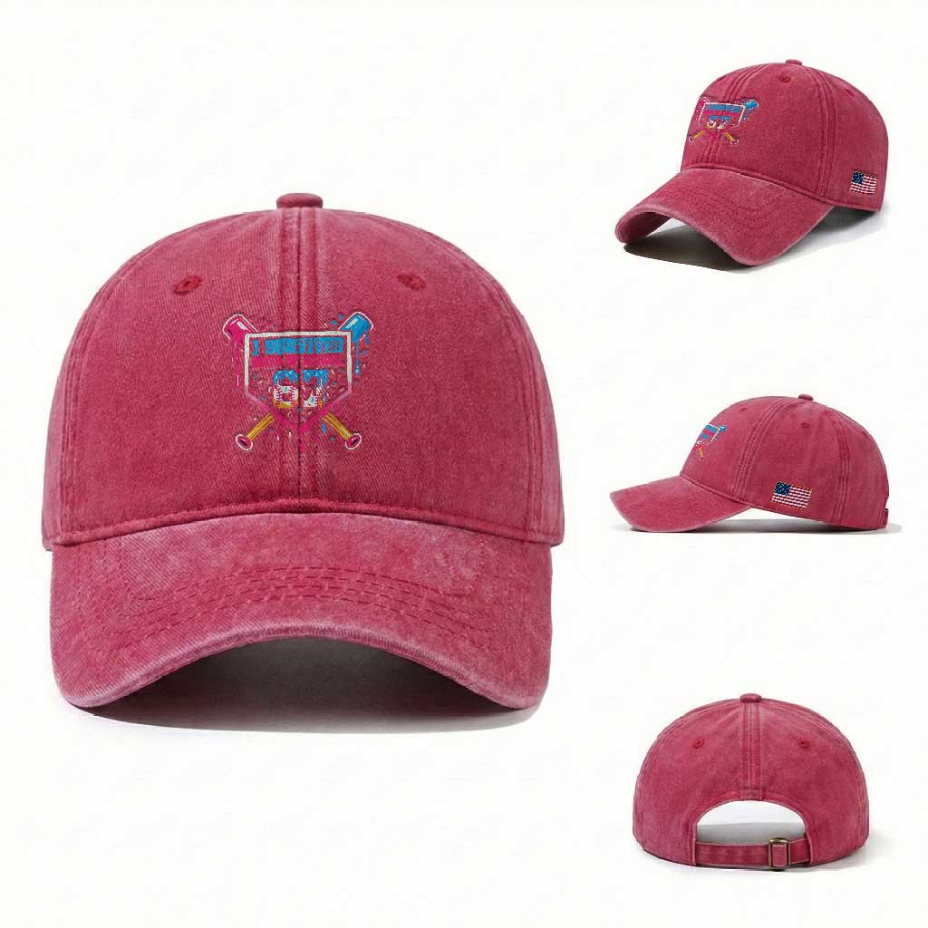 I Survived 67 Days Of School Baseball Ice Cream Washed Cotton Baseball Cap Funny Christmas Six Seven Meme TS14 Washed Cap Universal Fit Red Print Your Wear