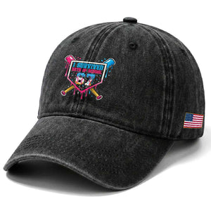 I Survived 67 Days Of School Baseball Ice Cream Washed Cotton Baseball Cap Funny Christmas Six Seven Meme TS14 Print Your Wear