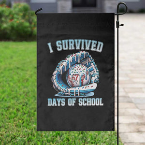 I Survived 67 Days Of School Baseball Glove Ice Cream Garden Flag Funny Christmas Six Seven Meme TS14 Print Your Wear