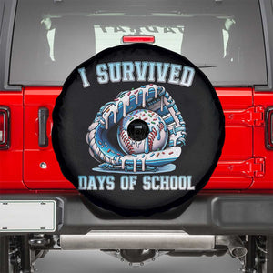 I Survived 67 Days Of School Baseball Glove Ice Cream Spare Tire Cover Funny Christmas Six Seven Meme TS14 Black Print Your Wear