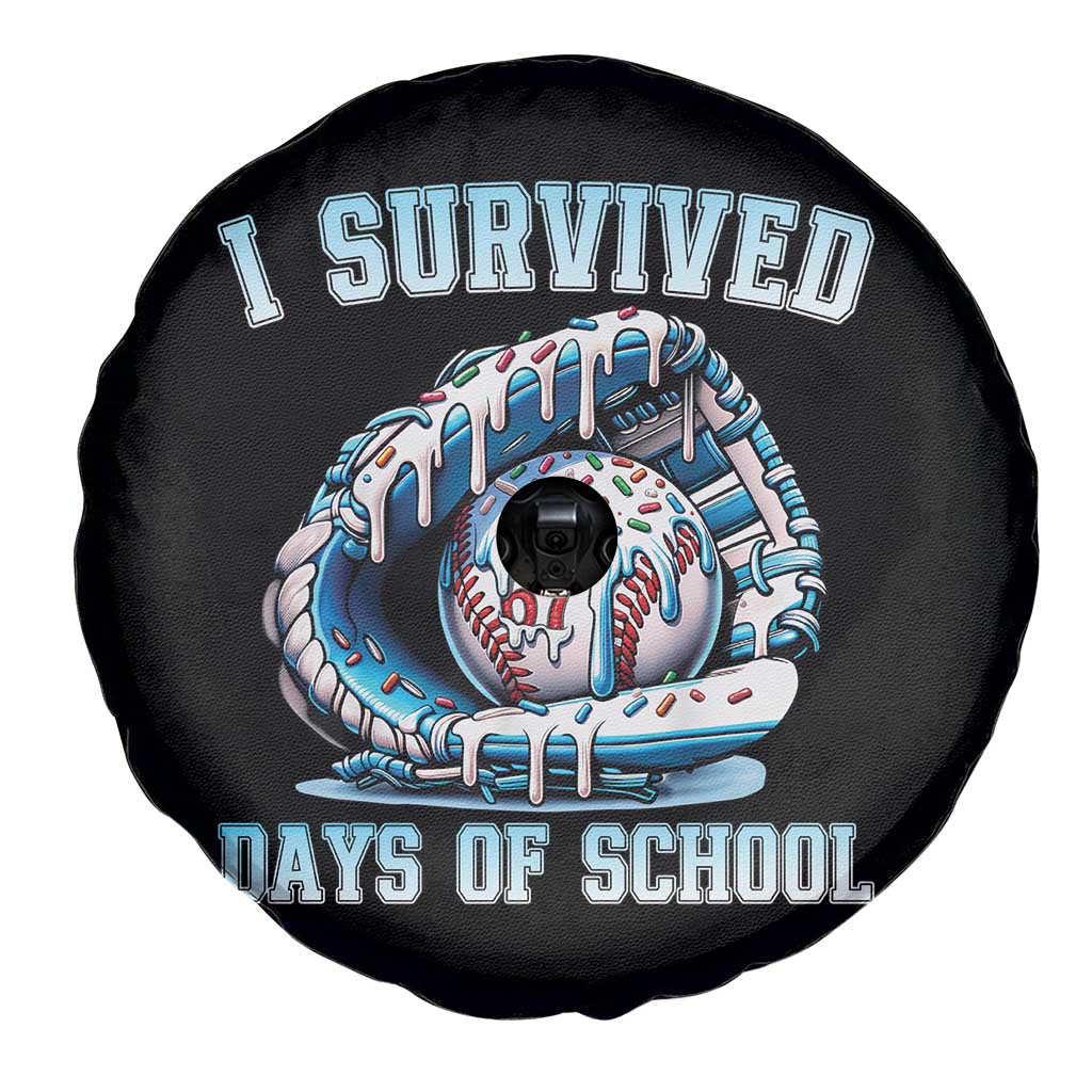 I Survived 67 Days Of School Baseball Glove Ice Cream Spare Tire Cover Funny Christmas Six Seven Meme TS14 Print Your Wear