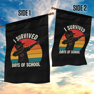 I Survived 67 Days Of School Garden Flag Funny Boys Kids TS14 Print Your Wear
