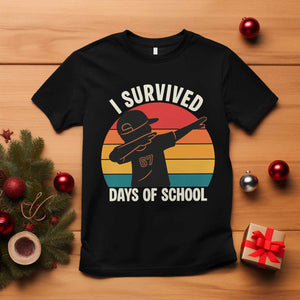 I Survived 67 Days Of School T Shirt Funny Boys Kids TS14 Black Print Your Wear