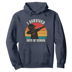 I Survived 67 Days Of School Hoodie Funny Boys Kids TS14 Navy Print Your Wear