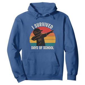 I Survived 67 Days Of School Hoodie Funny Boys Kids TS14 Royal Blue Print Your Wear