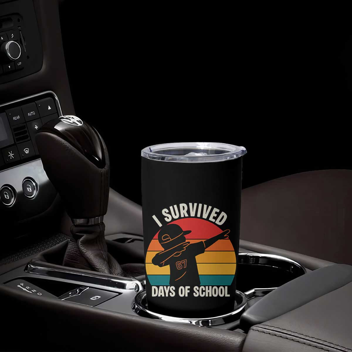 I Survived 67 Days Of School Tumbler Cup Funny Boys Kids TS14 Print Your Wear