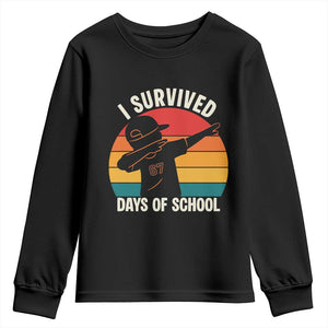 I Survived 67 Days Of School Youth Sweatshirt Funny Boys Kids TS14 Black Print Your Wear