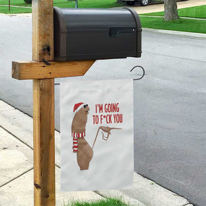 Marcus The Worm Christmas Meme Garden Flag I Am Going To Fck You TS14 Print Your Wear