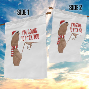 Marcus The Worm Christmas Meme Garden Flag I Am Going To Fck You TS14 Print Your Wear