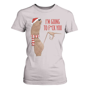 Marcus The Worm Christmas Meme T Shirt For Women I Am Going To Fck You TS14 Ice Gray Print Your Wear
