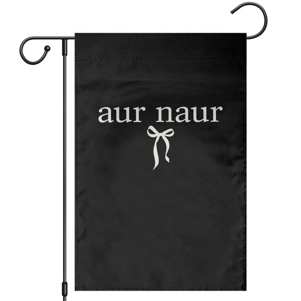 Aur Naur Garden Flag Funny Sarcastic Oh No Australian Accent TS14 Black Print Your Wear