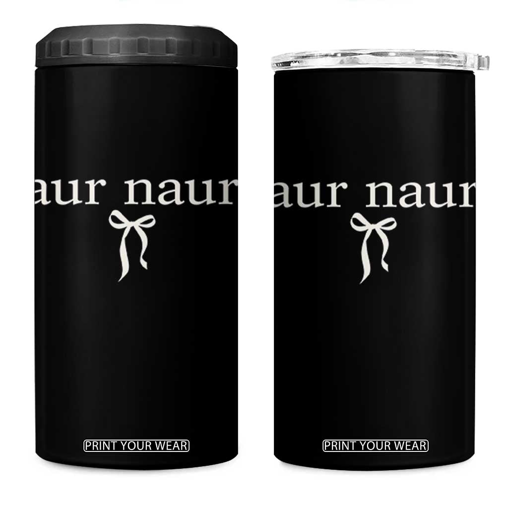 Aur Naur 4 in 1 Can Cooler Tumbler Funny Sarcastic Oh No Australian Accent TS14 One Size: 16 oz Black Print Your Wear