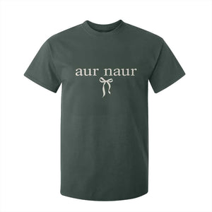 Aur Naur T Shirt For Kid Funny Sarcastic Oh No Australian Accent TS14 Dark Forest Green Print Your Wear