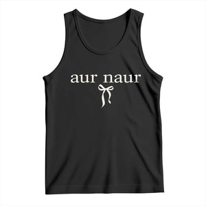 Aur Naur Tank Top Funny Sarcastic Oh No Australian Accent TS14 Black Print Your Wear