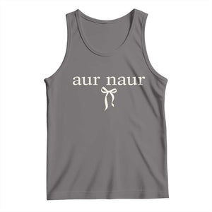 Aur Naur Tank Top Funny Sarcastic Oh No Australian Accent TS14 Deep Heather Print Your Wear