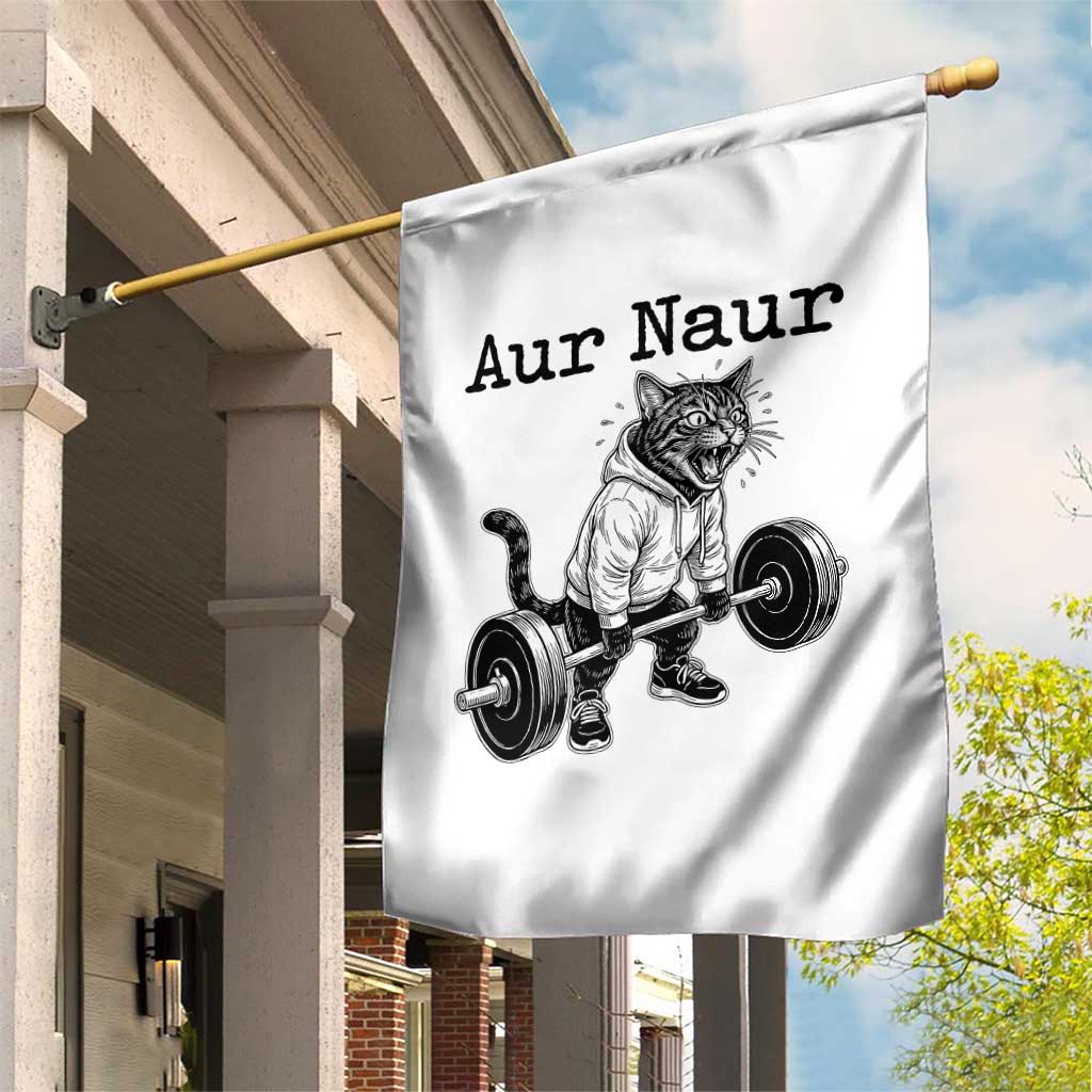 Aur Naur Raccoon Meme Garden Flag Funny Sarcastic Oh No Australian Accent TS14 Print Your Wear