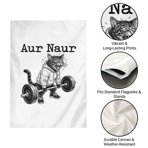 Aur Naur Raccoon Meme Garden Flag Funny Sarcastic Oh No Australian Accent TS14 Print Your Wear