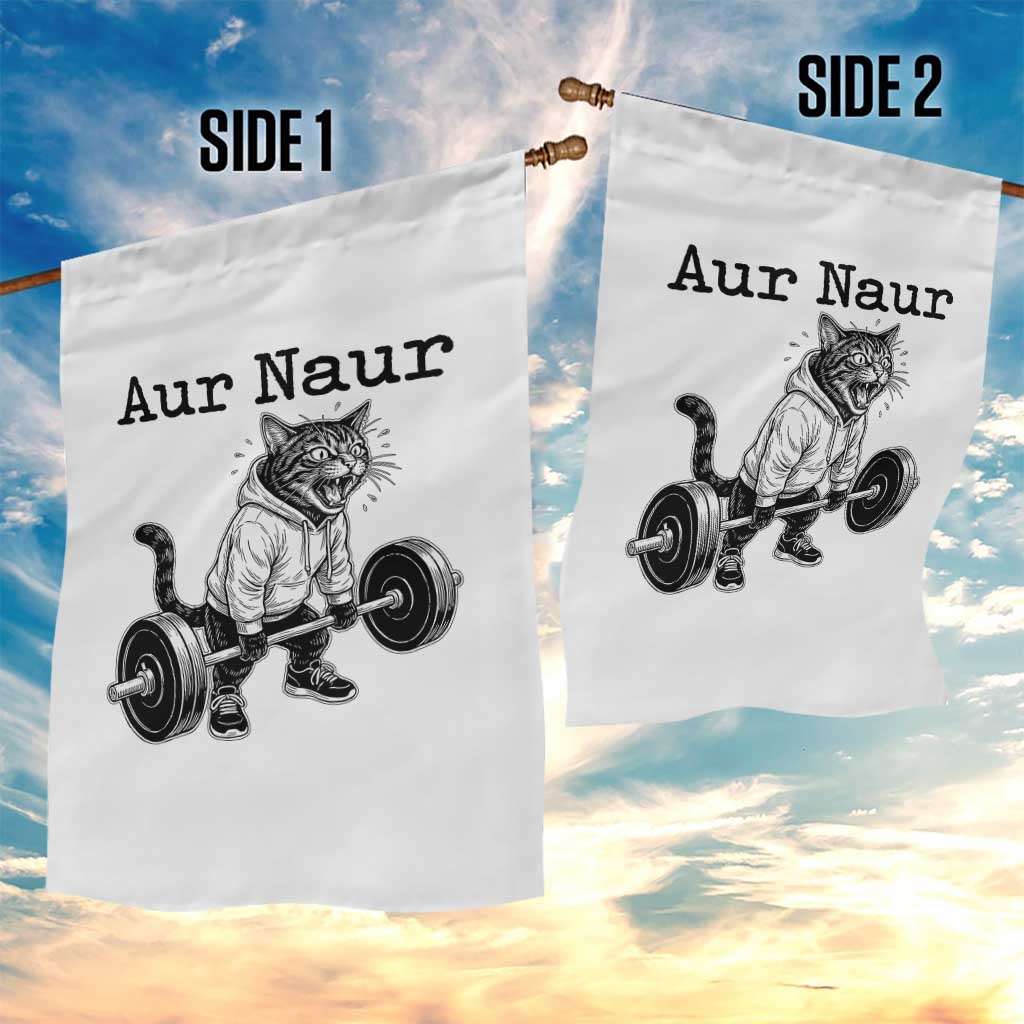 Aur Naur Raccoon Meme Garden Flag Funny Sarcastic Oh No Australian Accent TS14 Print Your Wear