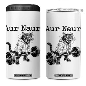 Aur Naur Raccoon Meme 4 in 1 Can Cooler Tumbler Funny Sarcastic Oh No Australian Accent TS14 One Size: 16 oz White Print Your Wear