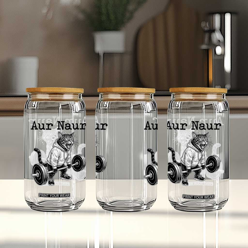 Aur Naur Raccoon Meme Glass Can Funny Sarcastic Oh No Australian Accent TS14 Print Your Wear