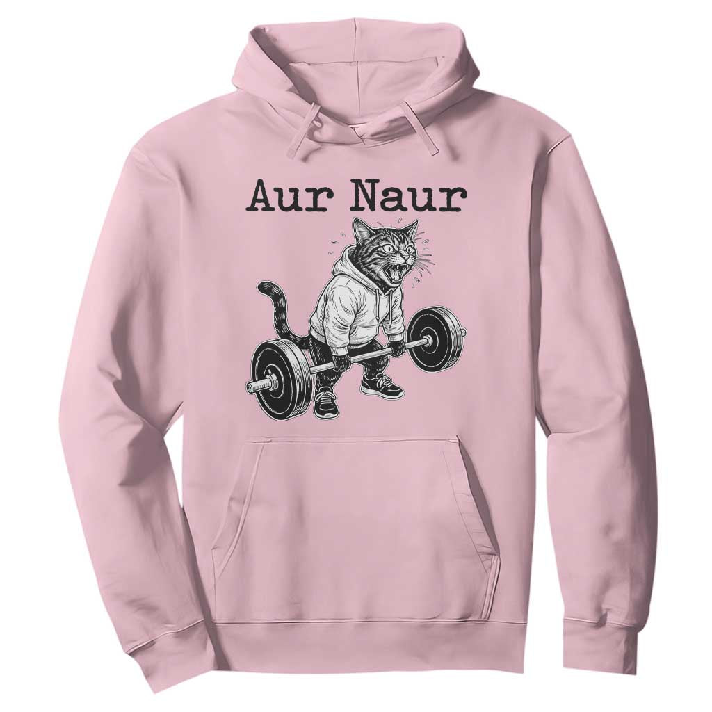 Aur Naur Raccoon Meme Hoodie Funny Sarcastic Oh No Australian Accent TS14 Light Pink Print Your Wear
