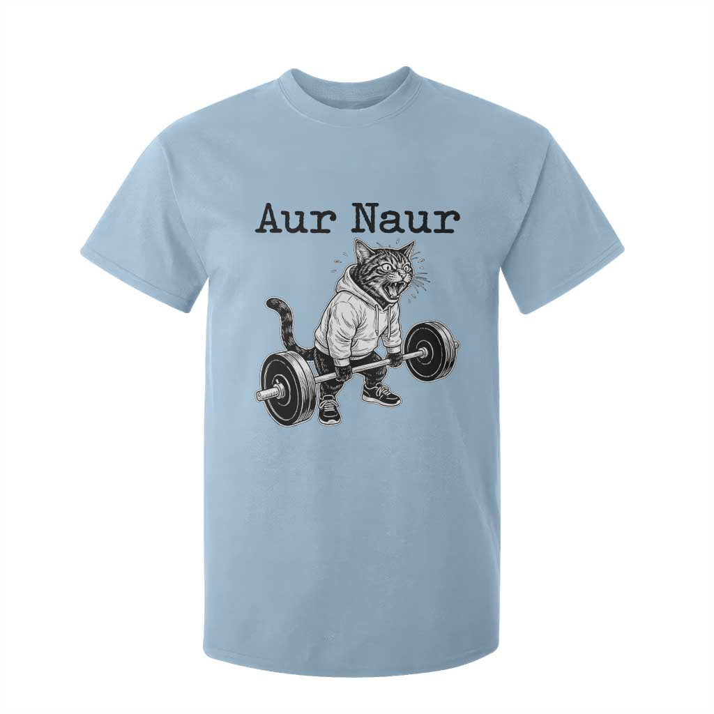 Aur Naur Raccoon Meme T Shirt For Kid Funny Sarcastic Oh No Australian Accent TS14 Light Blue Print Your Wear