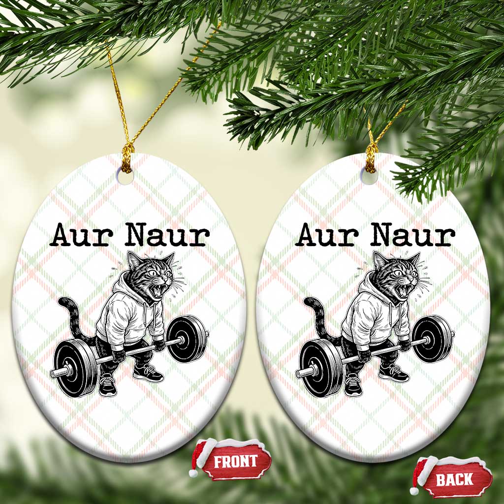 Aur Naur Raccoon Meme Ceramic Ornament Funny Sarcastic Oh No Australian Accent TS14 Print Your Wear