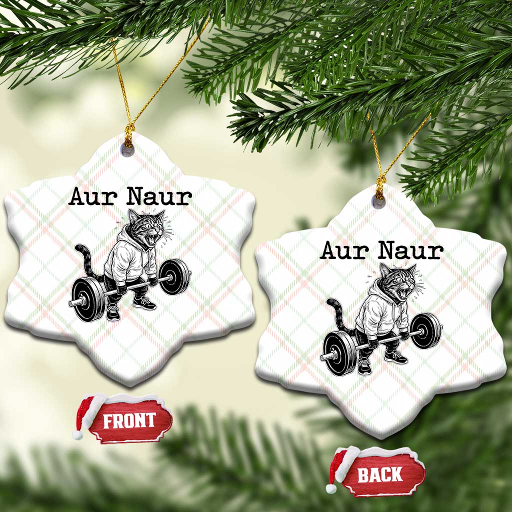 Aur Naur Raccoon Meme Ceramic Ornament Funny Sarcastic Oh No Australian Accent TS14 Print Your Wear