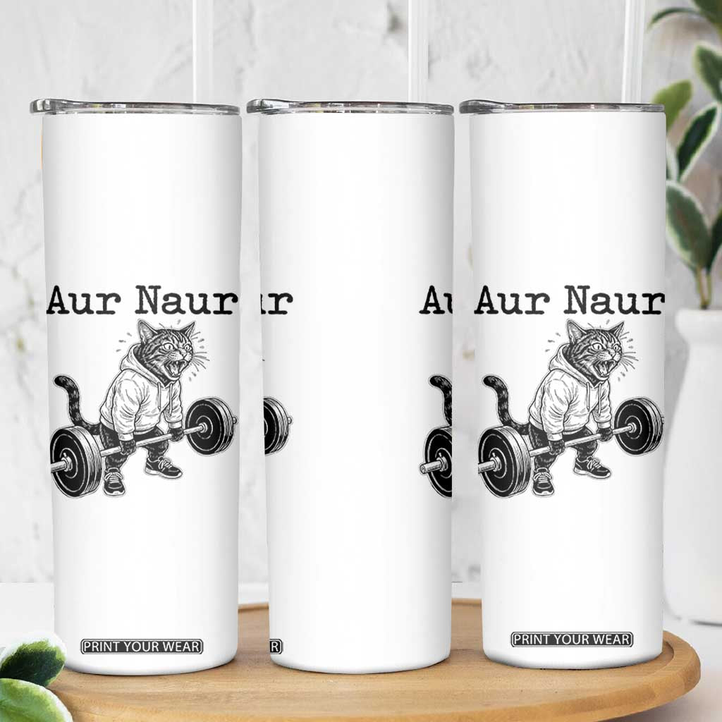 Aur Naur Raccoon Meme Skinny Tumbler Funny Sarcastic Oh No Australian Accent TS14 Print Your Wear