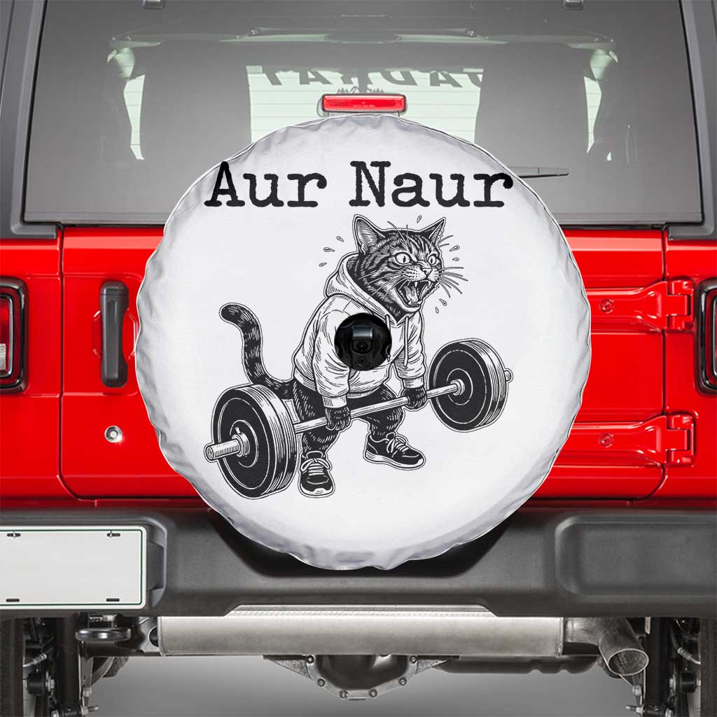 Aur Naur Raccoon Meme Spare Tire Cover Funny Sarcastic Oh No Australian Accent TS14 White Print Your Wear