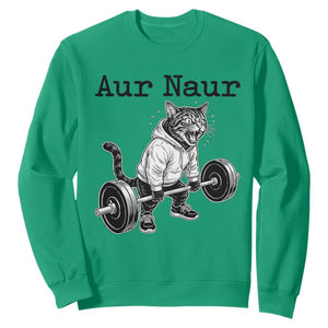 Aur Naur Raccoon Meme Sweatshirt Funny Sarcastic Oh No Australian Accent TS14 Irish Green Print Your Wear