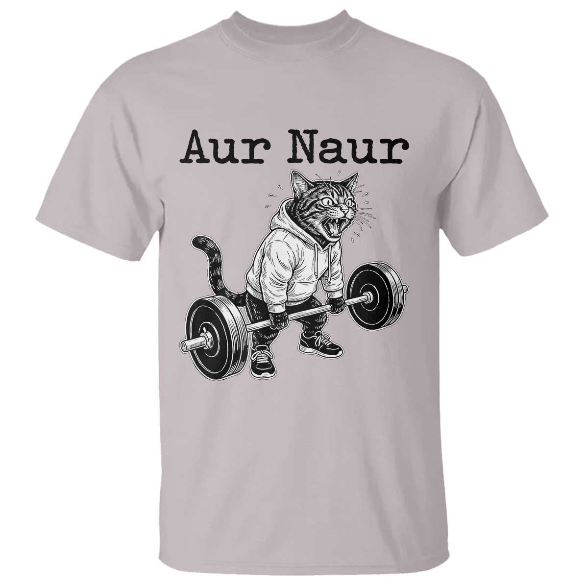 Aur Naur Raccoon Meme T Shirt Funny Sarcastic Oh No Australian Accent TS14 Ice Gray Print Your Wear