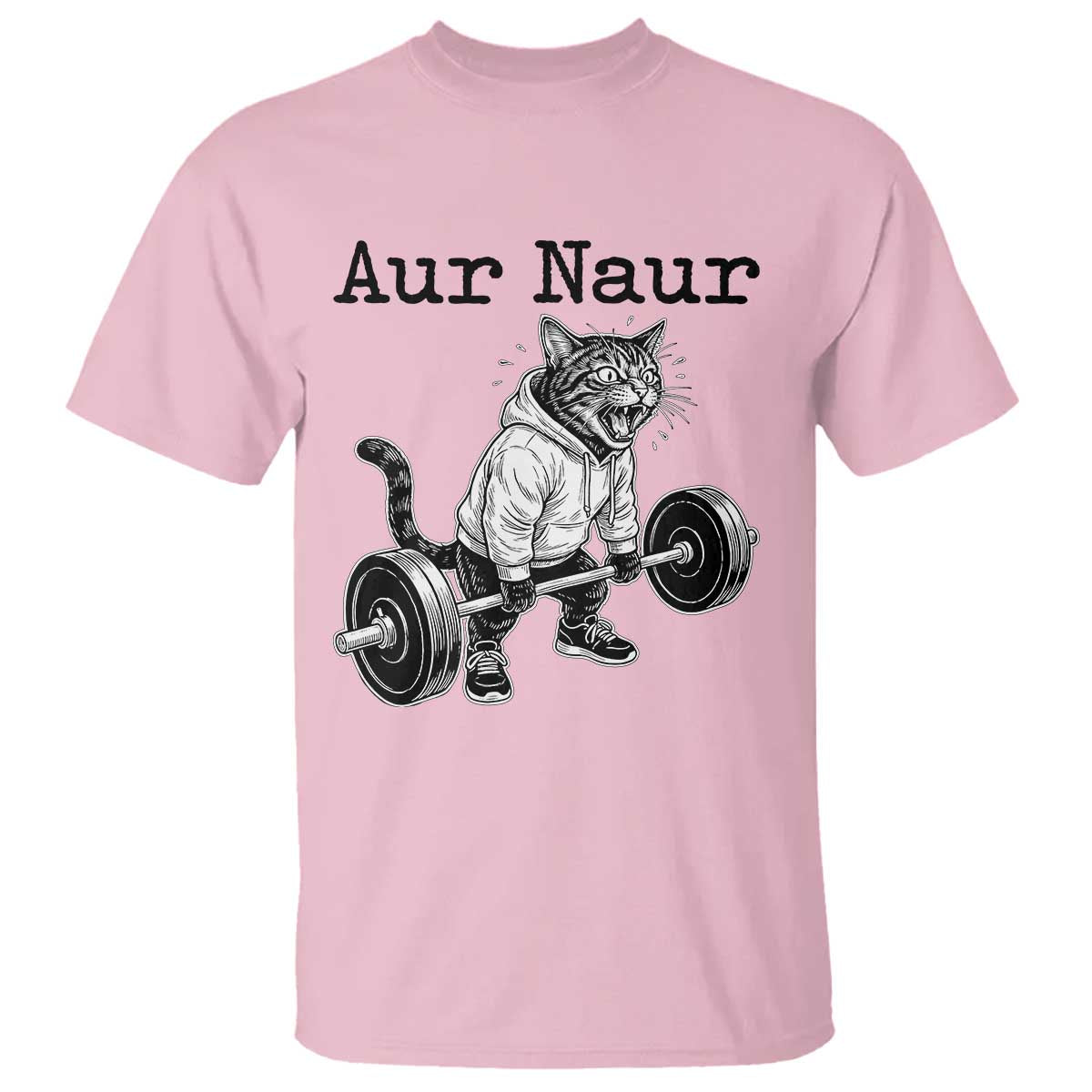 Aur Naur Raccoon Meme T Shirt Funny Sarcastic Oh No Australian Accent TS14 Light Pink Print Your Wear