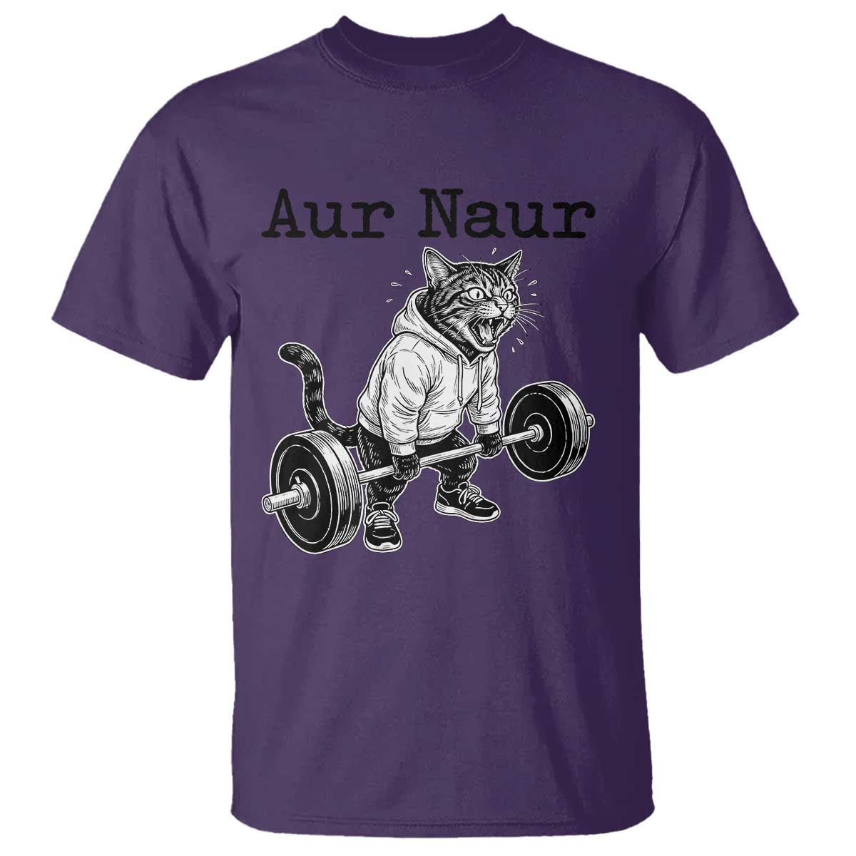 Aur Naur Raccoon Meme T Shirt Funny Sarcastic Oh No Australian Accent TS14 Purple Print Your Wear
