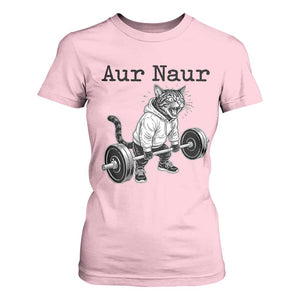 Aur Naur Raccoon Meme T Shirt For Women Funny Sarcastic Oh No Australian Accent TS14 Light Pink Print Your Wear