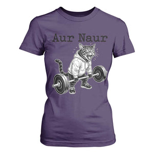 Aur Naur Raccoon Meme T Shirt For Women Funny Sarcastic Oh No Australian Accent TS14 Purple Print Your Wear