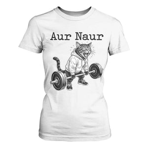 Aur Naur Raccoon Meme T Shirt For Women Funny Sarcastic Oh No Australian Accent TS14 White Print Your Wear