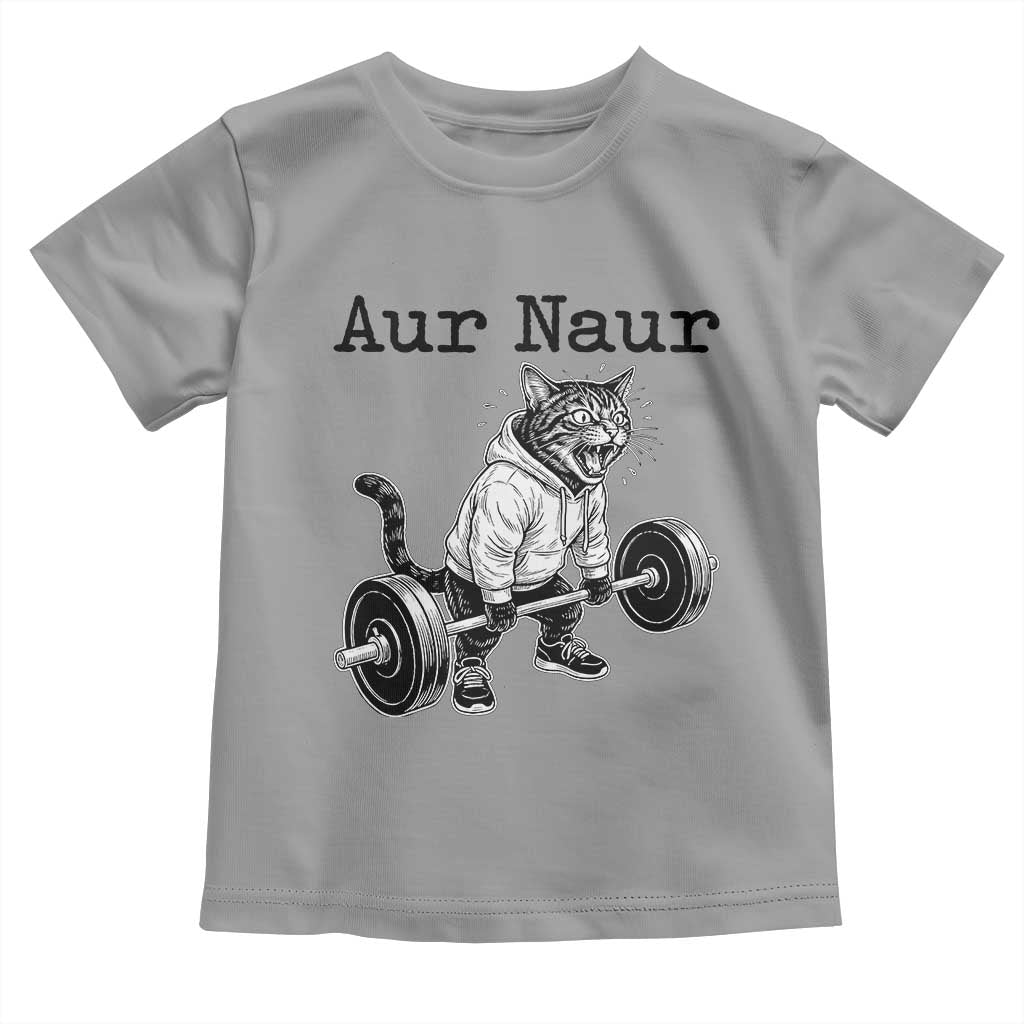 Aur Naur Raccoon Meme Toddler T Shirt Funny Sarcastic Oh No Australian Accent TS14 Sport Gray Print Your Wear