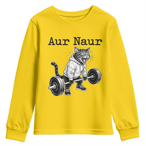Aur Naur Raccoon Meme Youth Sweatshirt Funny Sarcastic Oh No Australian Accent TS14 Daisy Print Your Wear