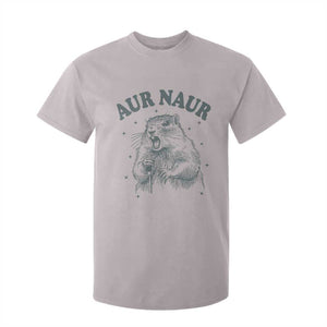 Aur Naur Groundhog Meme T Shirt For Kid Funny Sarcastic Oh No Australian Accent TS14 Ice Gray Print Your Wear