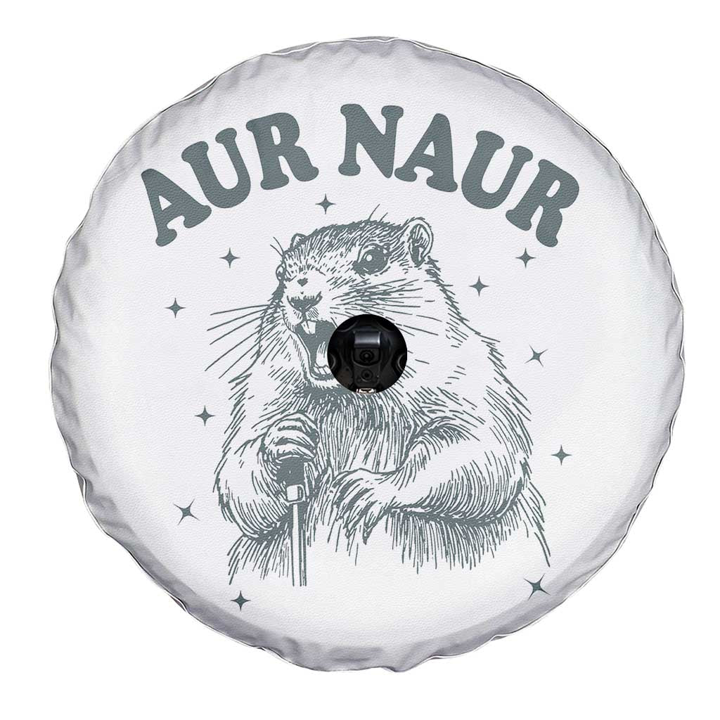 Aur Naur Groundhog Meme Spare Tire Cover Funny Sarcastic Oh No Australian Accent TS14 Print Your Wear
