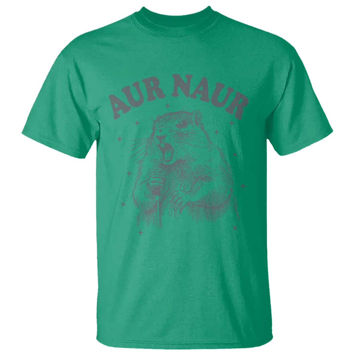 Aur Naur Groundhog Meme T Shirt Funny Sarcastic Oh No Australian Accent TS14 Irish Green Print Your Wear