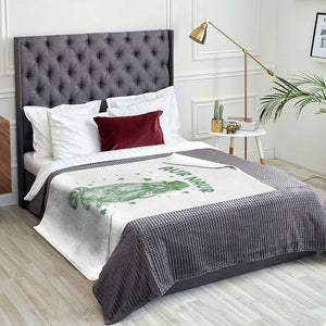 Aur Naur Raccoon St Patricks Day Throw Blanket Funny Sarcastic Oh No Australian Accent TS14 Print Your Wear
